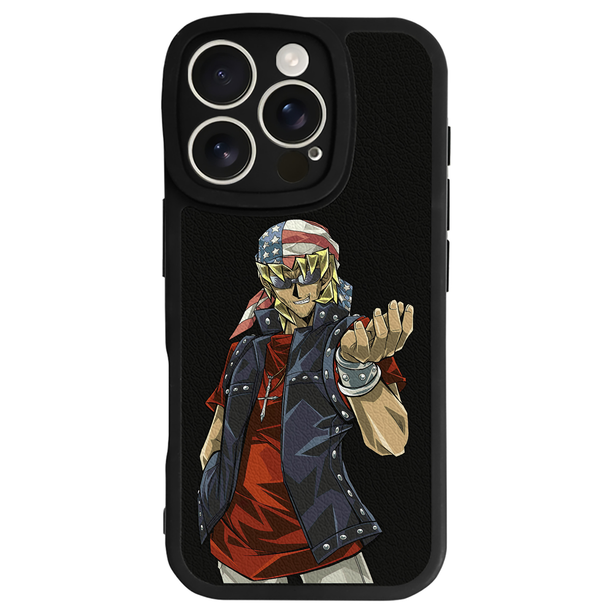 遊☆戯☆王 Yu-Gi-Oh! 【iPhone 16シリーズ対応】シリコンスマホケース（レザー調） 材質：シリコン